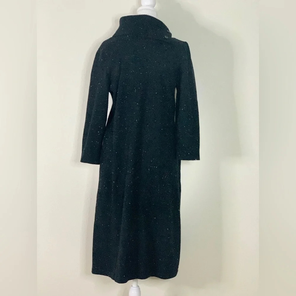 Talbots Tweed Sweater dress Split Neck petite size LP - Picture 4 of 16